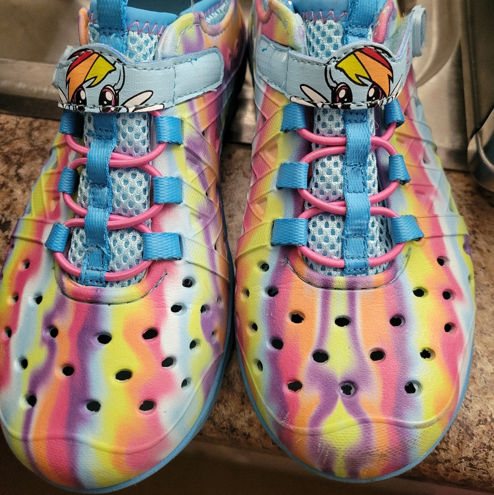 Stride Rite My Little Pony Phibian Rainbow Dash Shoes SIZE 13
